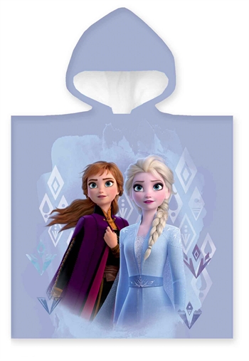 Badeponcho - Børnehåndklæde - Frozen Disney - 50x100 cm - 100% Bomuld
